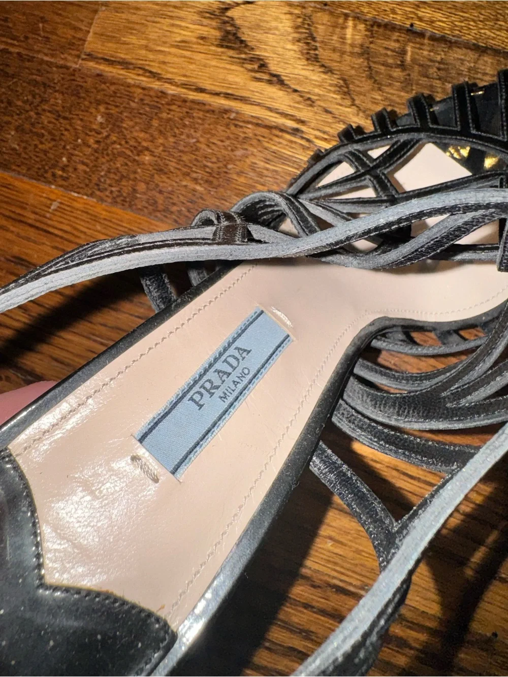 Prada black patent